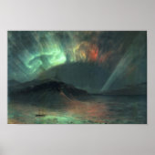 Poster Aurora Borealis Église Frédéric Edwin (Devant)