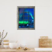 Poster Aurora Borealis Feux (Cuisine)