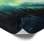 Poster Aurora Borealis Northern Lights Art Imprimer Poste (Coin)