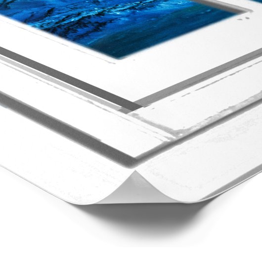 Poster Aurora Borealis Northern Lights Faux Window Art (Coin)