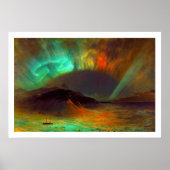 Poster Aurora Borealis par Frederic Edwin Church Imprimer (Devant)