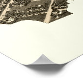 Poster Aurora, IL Carte panoramique - 1882 (Coin)