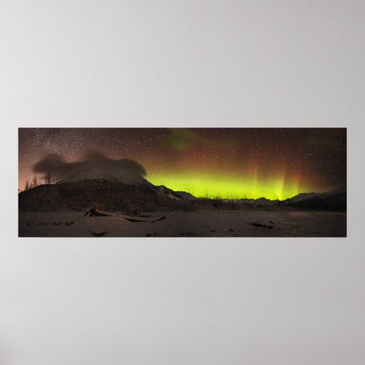 Poster Aurora murale scintillante (Devant)