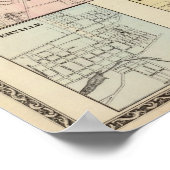 Poster Aurora, Naperville et Wheaton (Coin)