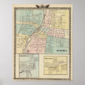 Poster Aurora, Naperville et Wheaton (Devant)