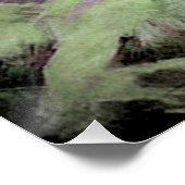 Poster Aurora par Clive Henry nuit rose violet (Coin)