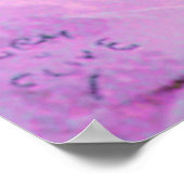 Poster Aurora par Clive Henry pastels roses (Coin)