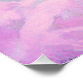 Poster Aurora par Clive Henry pastels roses (Coin)