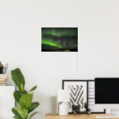 Poster Aurore boréale dans le ciel (Bureau à domicile)