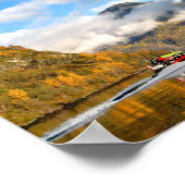 Poster Aurpayfjord Flam Norvège Fjord Norvège (Coin)