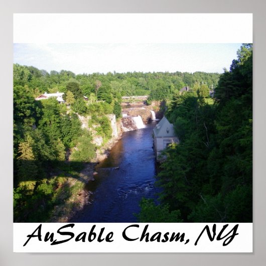 Poster AuSable Chasm, NY (Devant)
