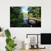 Poster AuSable dans les Adirondacks. imprimer 120 (Bureau à domicile)