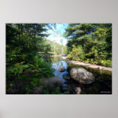 Poster AuSable dans les Adirondacks. imprimer 120 (Devant)