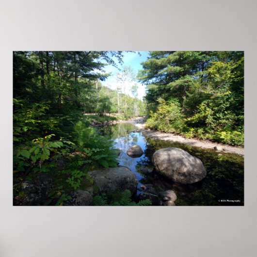 Poster AuSable dans les Adirondacks. imprimer 120 (Devant)