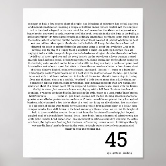 Poster Aussi intelligent que l'appât 45 (Devant)