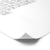Poster Aussi loin que vous m'avez poussé – Citation émoti (Coin)