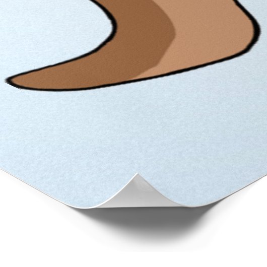 Poster aussie kangourou (Coin)