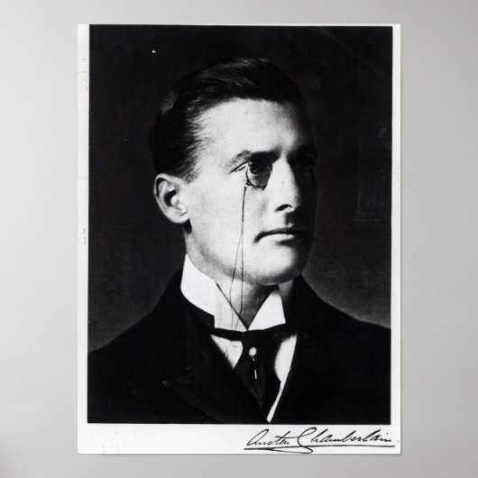 Poster Austen Chamberlain (Devant)