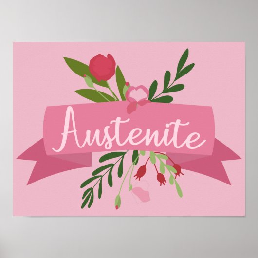 Poster Austenite II (Devant)