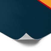 Poster Austin en couleurs vives, Voyage (Coin)