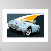 Poster Austin Healey Sprite (Devant)