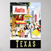 Poster Austin, Texas (Devant)