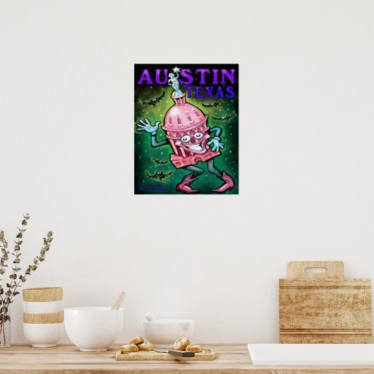Poster Austin Texas (Cuisine)