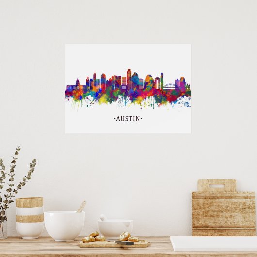Poster Austin Texas (Cuisine)