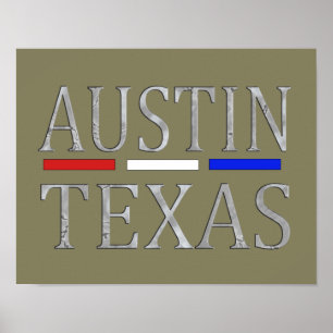 Poster Austin Texas - Art print