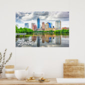 Poster Austin, Texas, États-Unis (Cuisine)