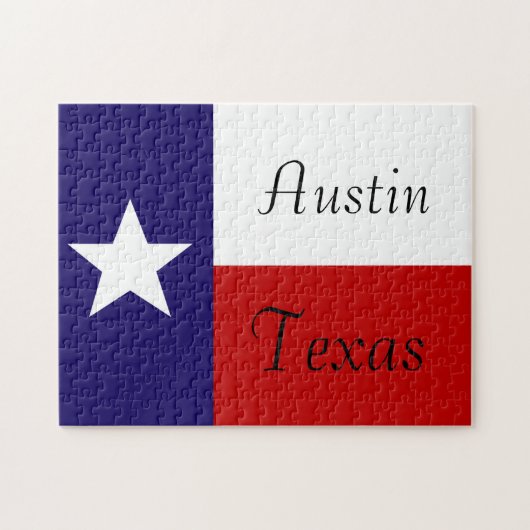 Poster Austin Texas Legpuzzel (Horizontaal)