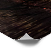 Poster Austin, Texas Pleine lune v2 (Coin)