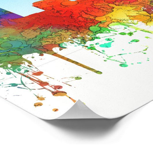 Poster Austin Texas Skyline-SG (Coin)