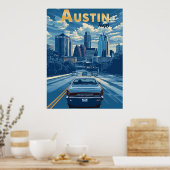 Poster Austin - Vintage voyage (Cuisine)