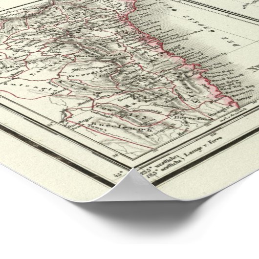 Poster Austral-Continent (Coin)