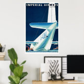Poster Australia Imperial Airways (Bureau à domicile)