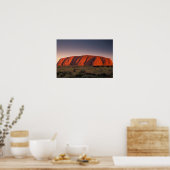 Poster Australia, Uluru National Park. Uluru or (Cuisine)