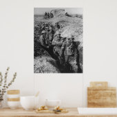 Poster Australian Infantry Wearing Small Box Respirators (Cuisine)