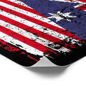 Poster AUSTRALIAN ROOTS Half American Flag AUSTRALIE (Coin)