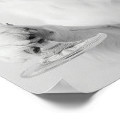 Poster Australian Shepherd Holding Wine Wall Art, Black a (Coin)