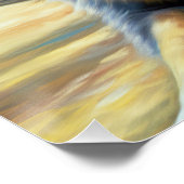 Poster Australian Shepherd On Beach amoureux des chiens c (Coin)