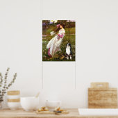 Poster Australian Shepherd (Tri) - Anémones (Cuisine)