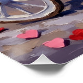 Poster Australian Terrier Dog Valentine's Day (Coin)