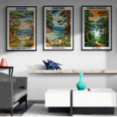 Poster Australian Travel Poster, Kakadu, NT