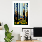 Poster Australie (Bureau à domicile)