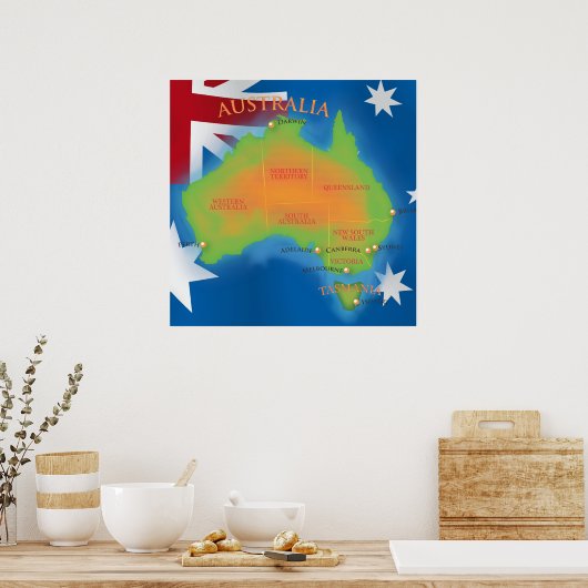 Poster Australie (Cuisine)