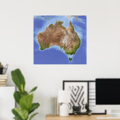 Poster Australie (Bureau à domicile)