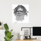 Poster Australie Autochtone (Bureau à domicile)