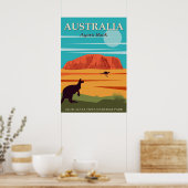 Poster Australie Ayers Rock, Uluru-Kata Tjuta National (Cuisine)