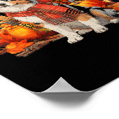 Poster Australie Berger Chien Automne Écharpe Leopard Cit (Coin)